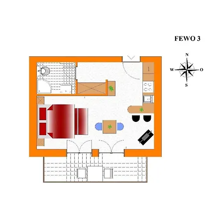 Διαμέρισμα Romantische Studiowohnung Im Chaletstil, Mit Vier Sternen Bewertet *